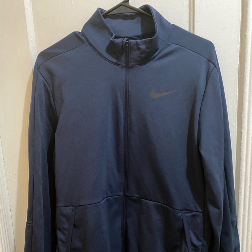 Navy blue Nike zip up